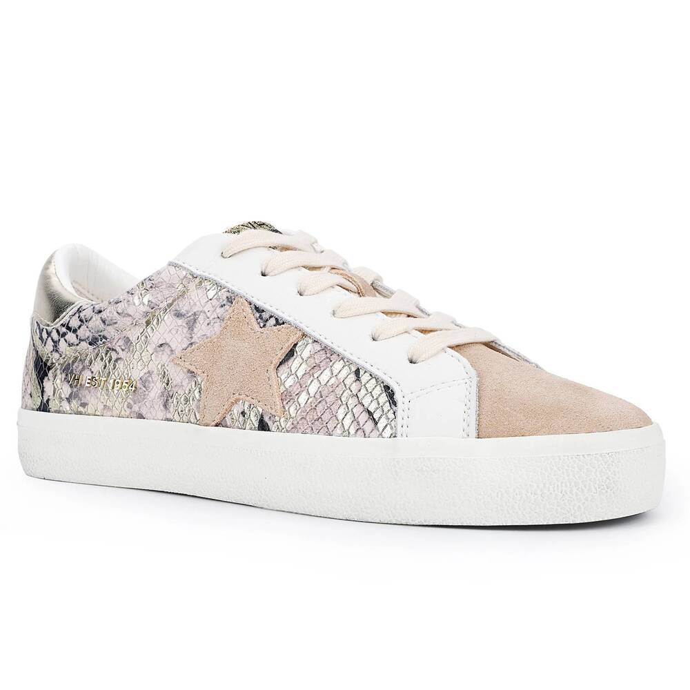 NEW VINTAGE HAVANA women's kate sneakers in blush/grey